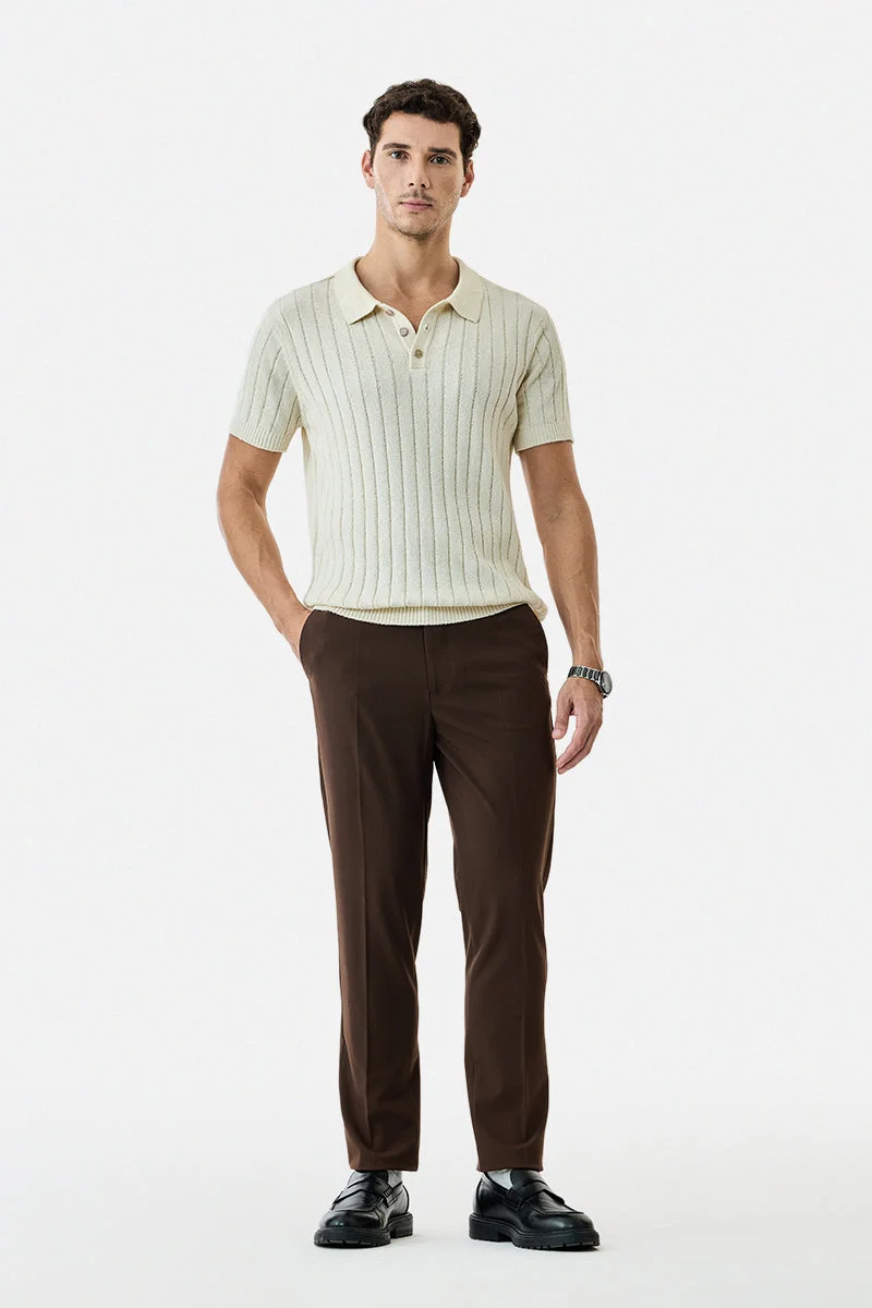 SNITCH Slim Fit Stretch Trousers